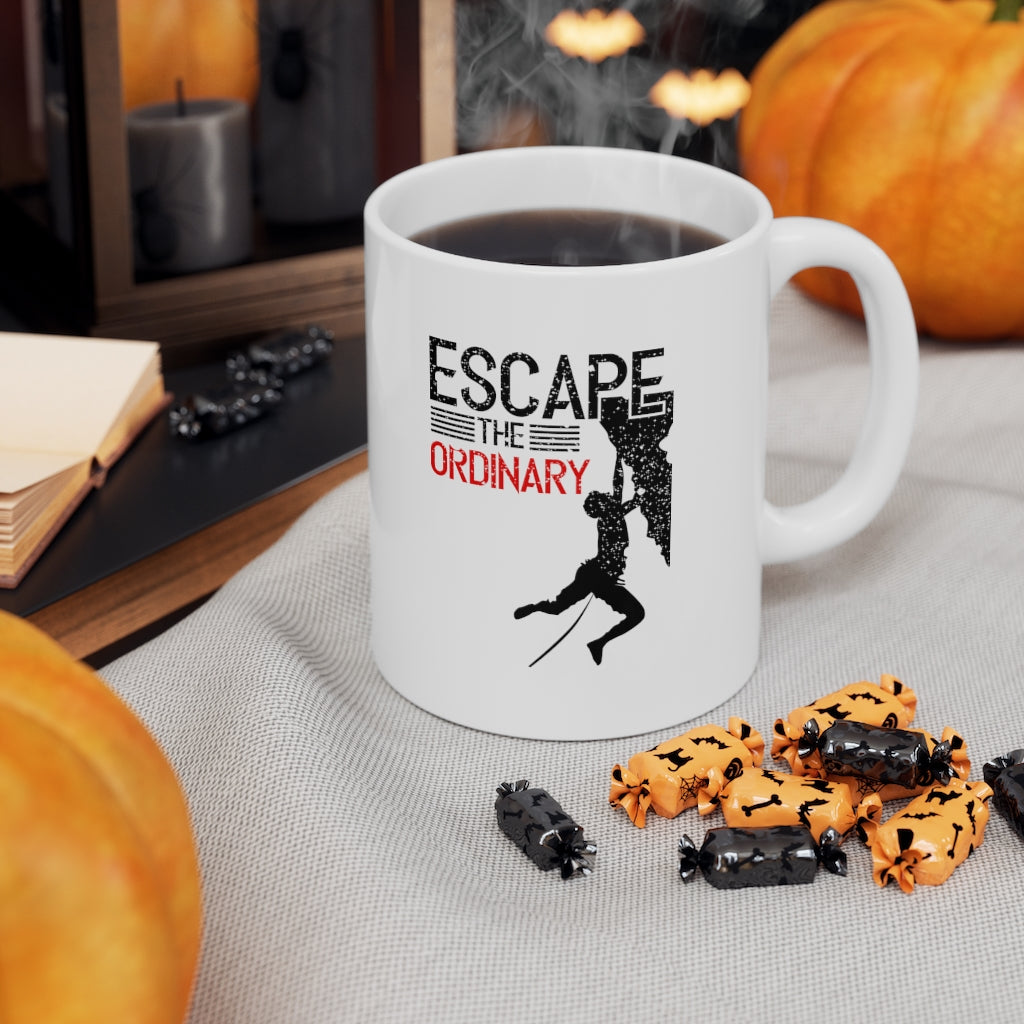 Escape The Ordinary 11oz White Mug