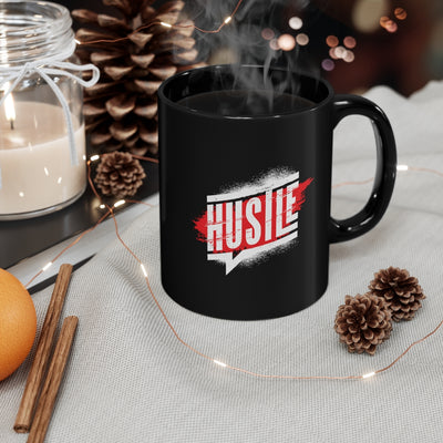 Hustle 11oz Black Mug