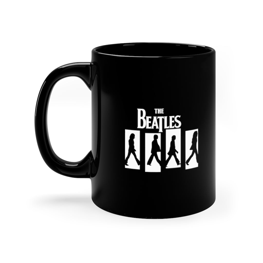 The Beatles 11oz Black Mug