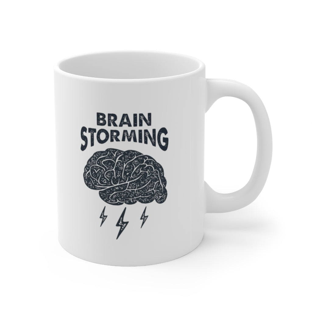 Brain Storming 11oz White Mug