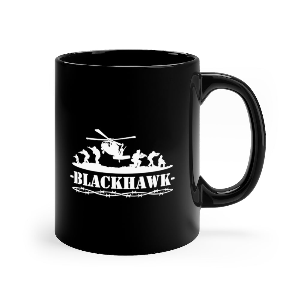 Blackhawk 11oz Black Mug
