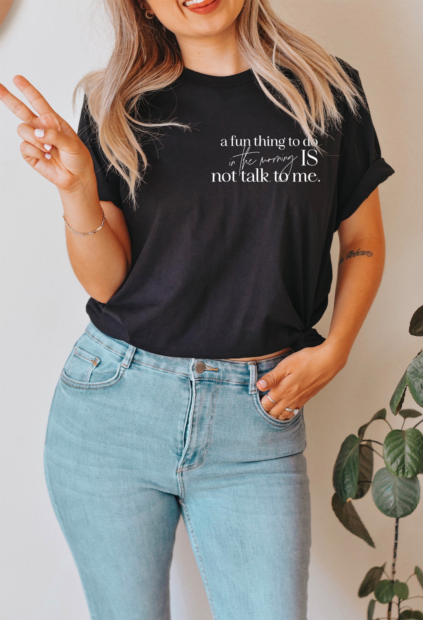 A Fun Thing To Do In the Morning Is Not Talk To Me Tee