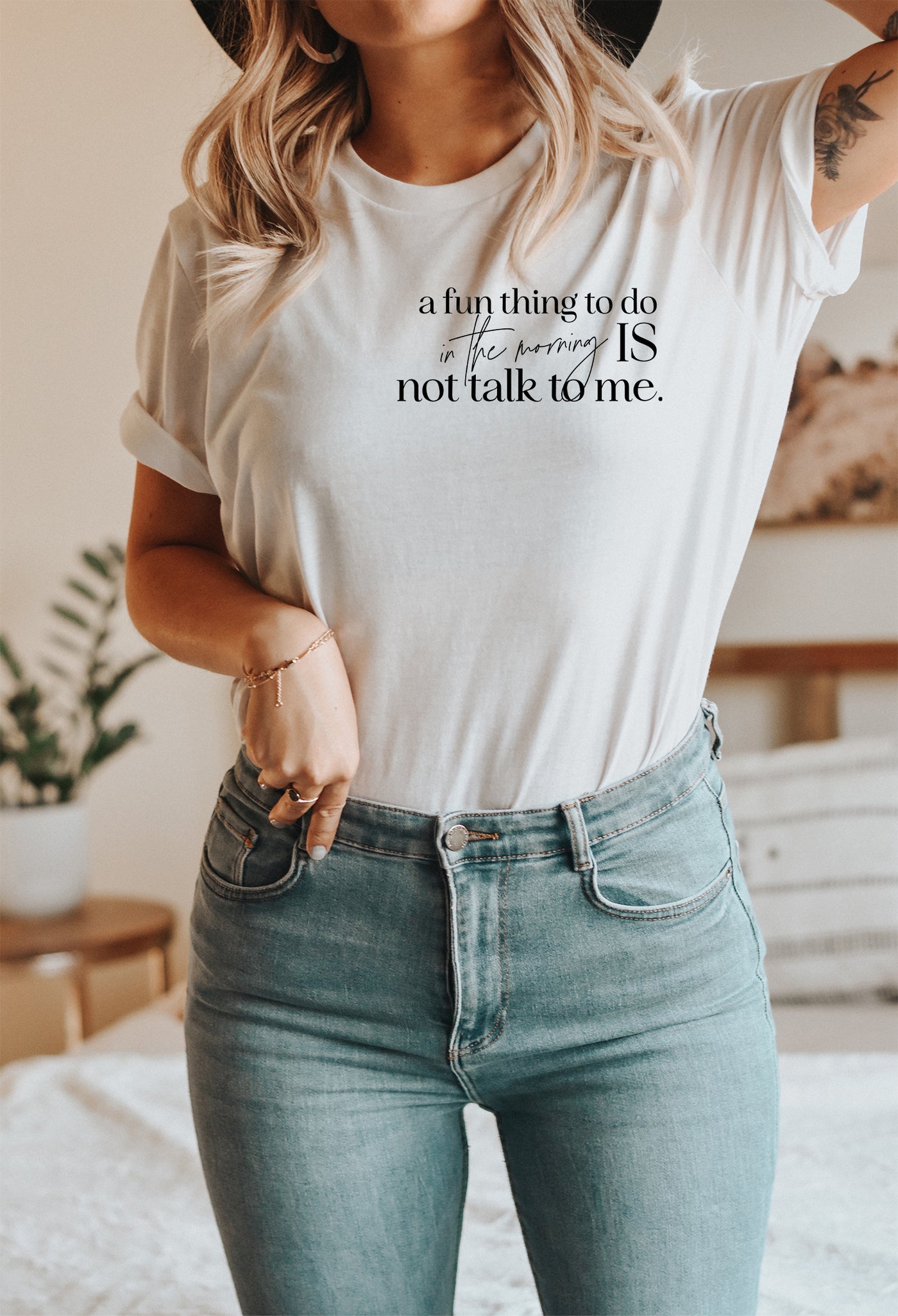 A Fun Thing To Do In the Morning Is Not Talk To Me Tee