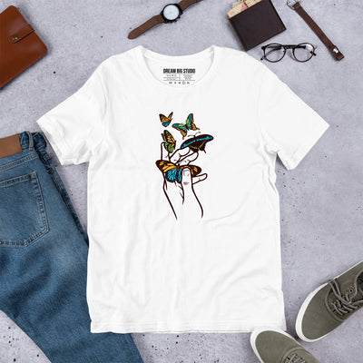 Hand And Butterfly Tee