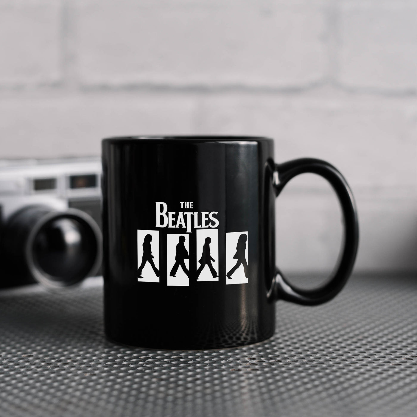 The Beatles 11oz Black Mug