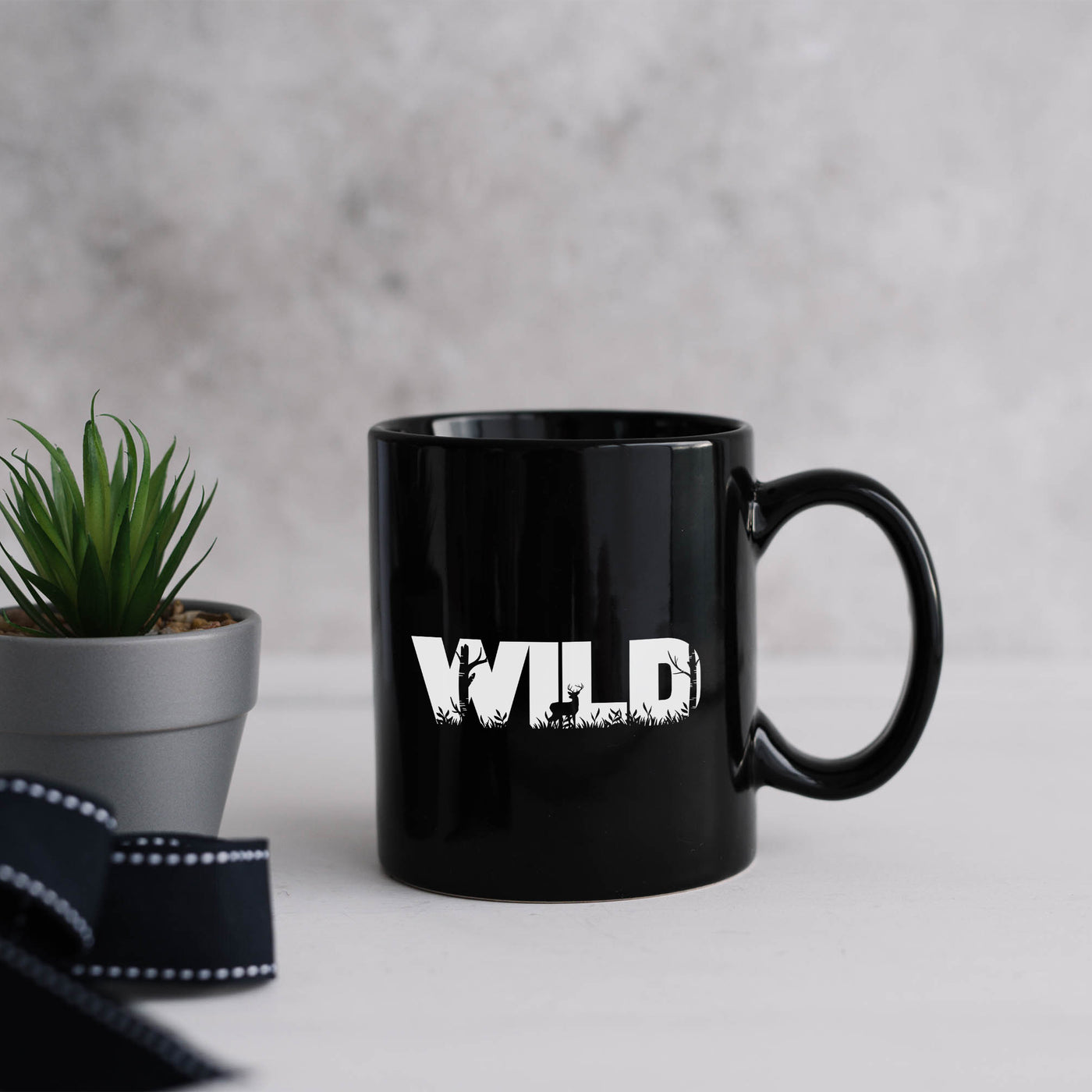The Wild Nature 11oz Black Mug