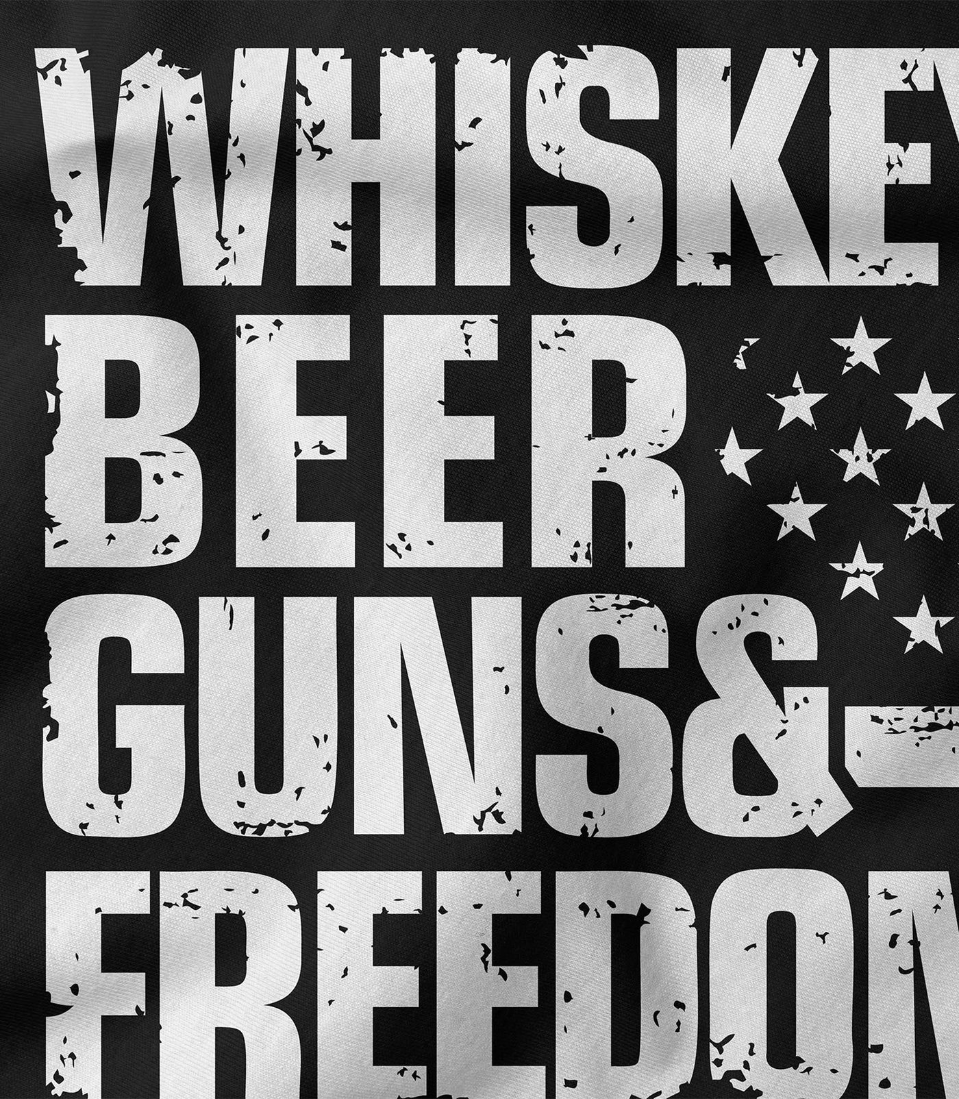 Whiskey Beer Guns Freedom Tee