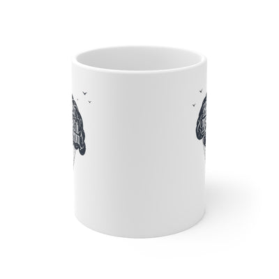 The Hardest Prison to Escape is in Your Mind 11oz White Mug