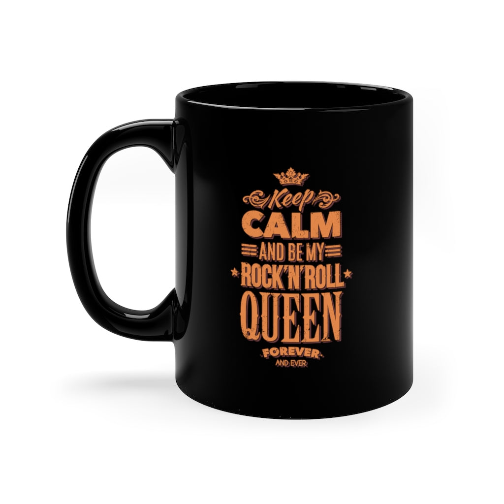 Rock'n'Roll Queen 11oz Black Mug
