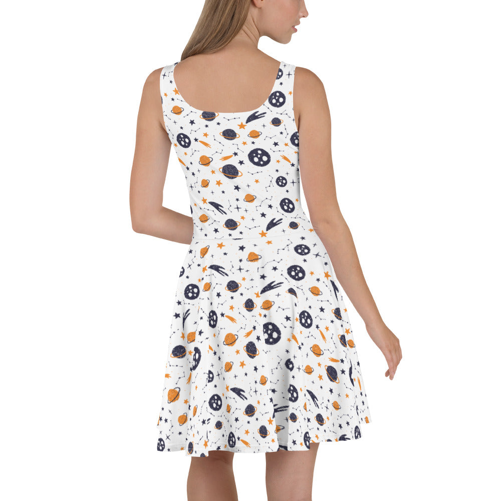Planets and Comets Skater Dress