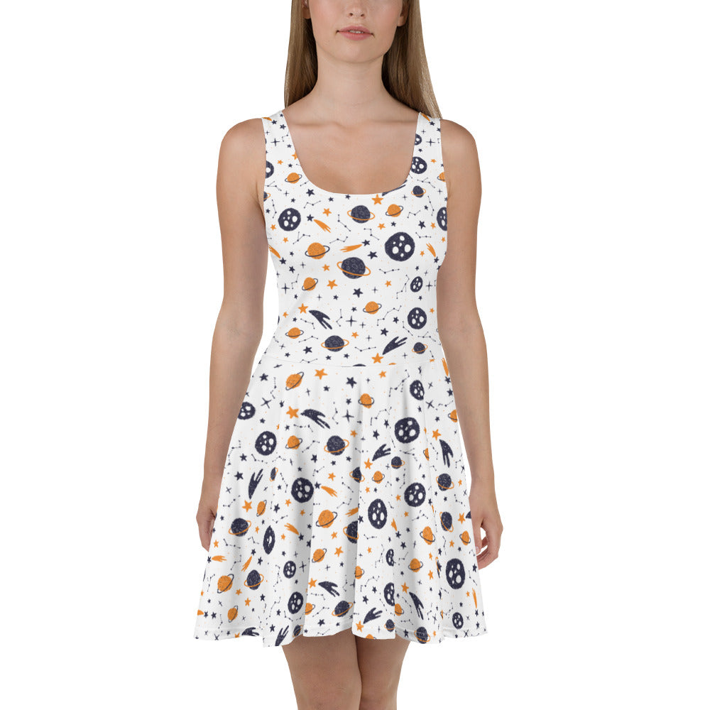 Planets and Comets Skater Dress