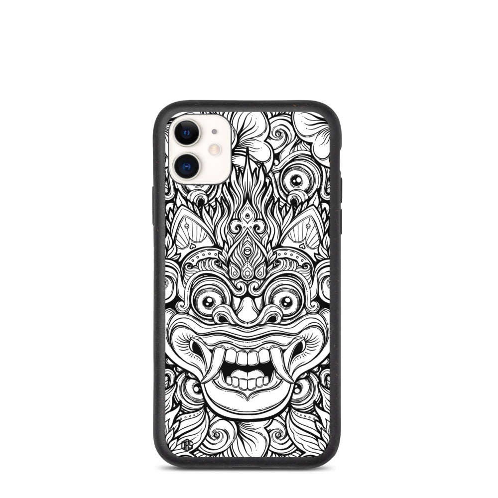 Bali Barong Mask Biodegradable iPhone Case