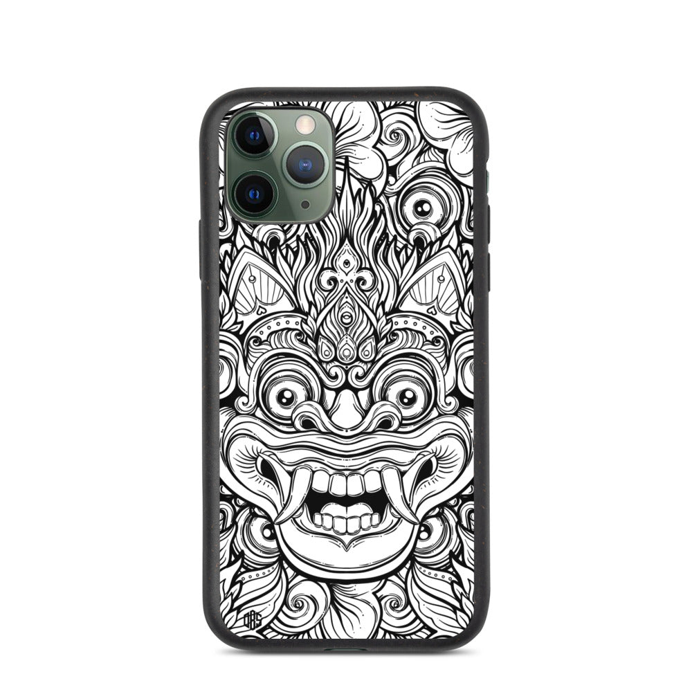 Bali Barong Mask Biodegradable iPhone Case