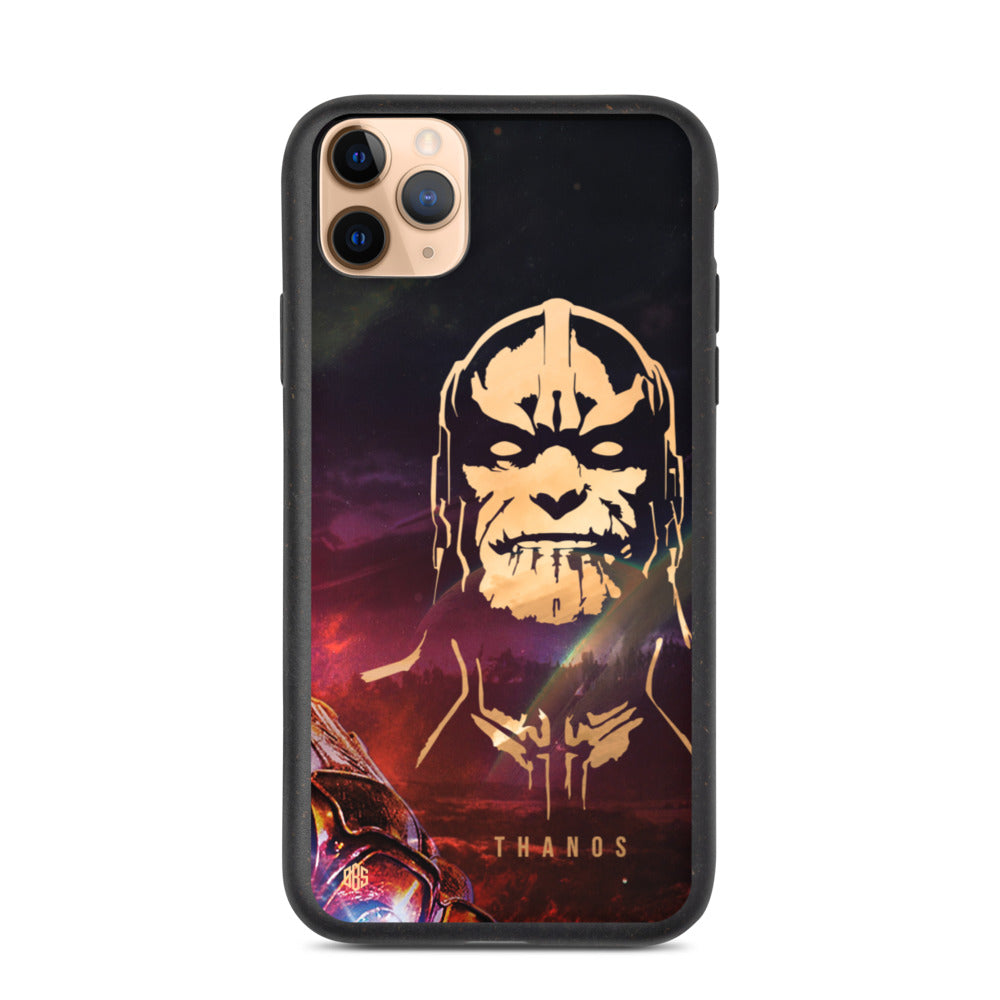 Thanos Face Biodegradable iPhone Case