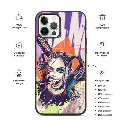 Harley Quinn Biodegradable iPhone Case