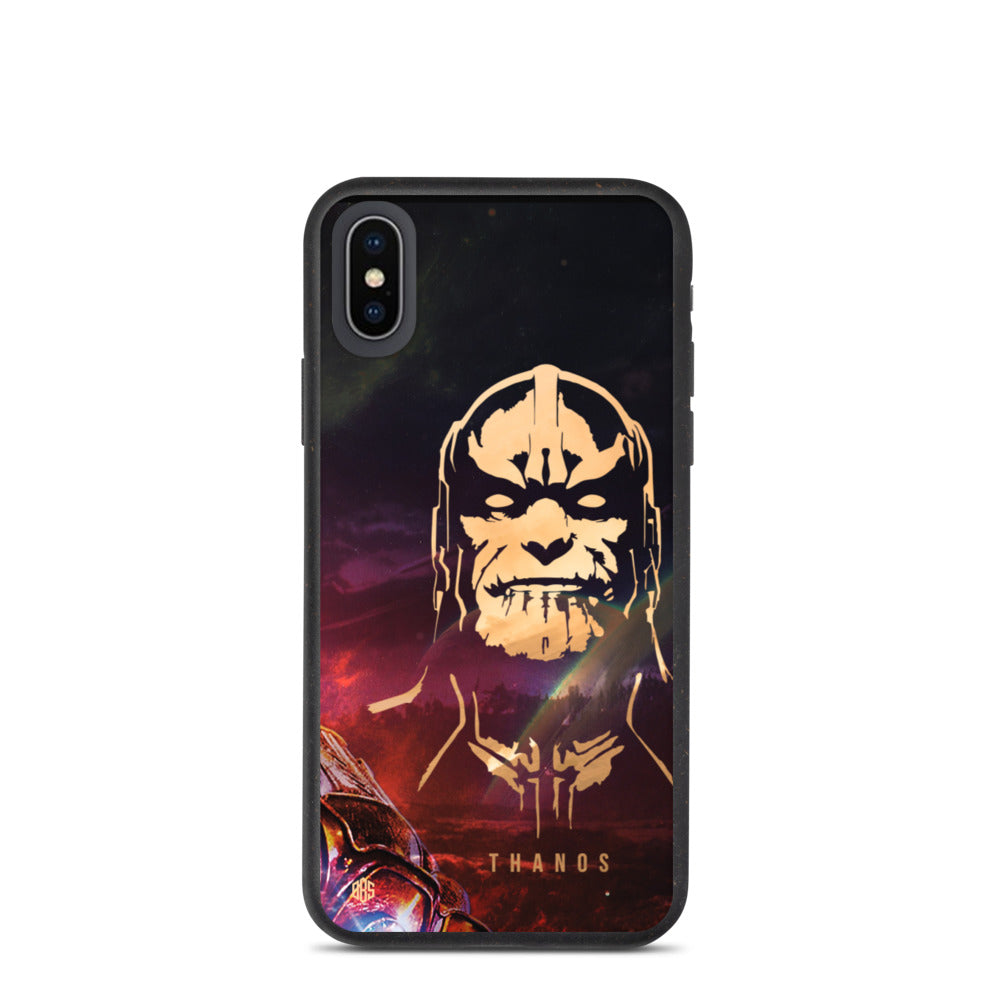 Thanos Face Biodegradable iPhone Case