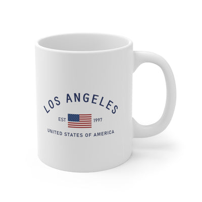 Los Angeles Est 1997 11oz White Mug