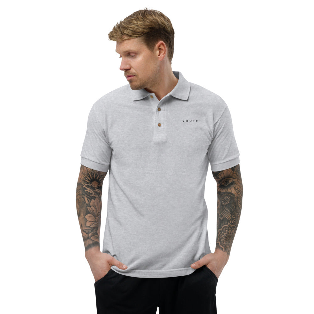 Youth Light Embroidered Polo Shirt