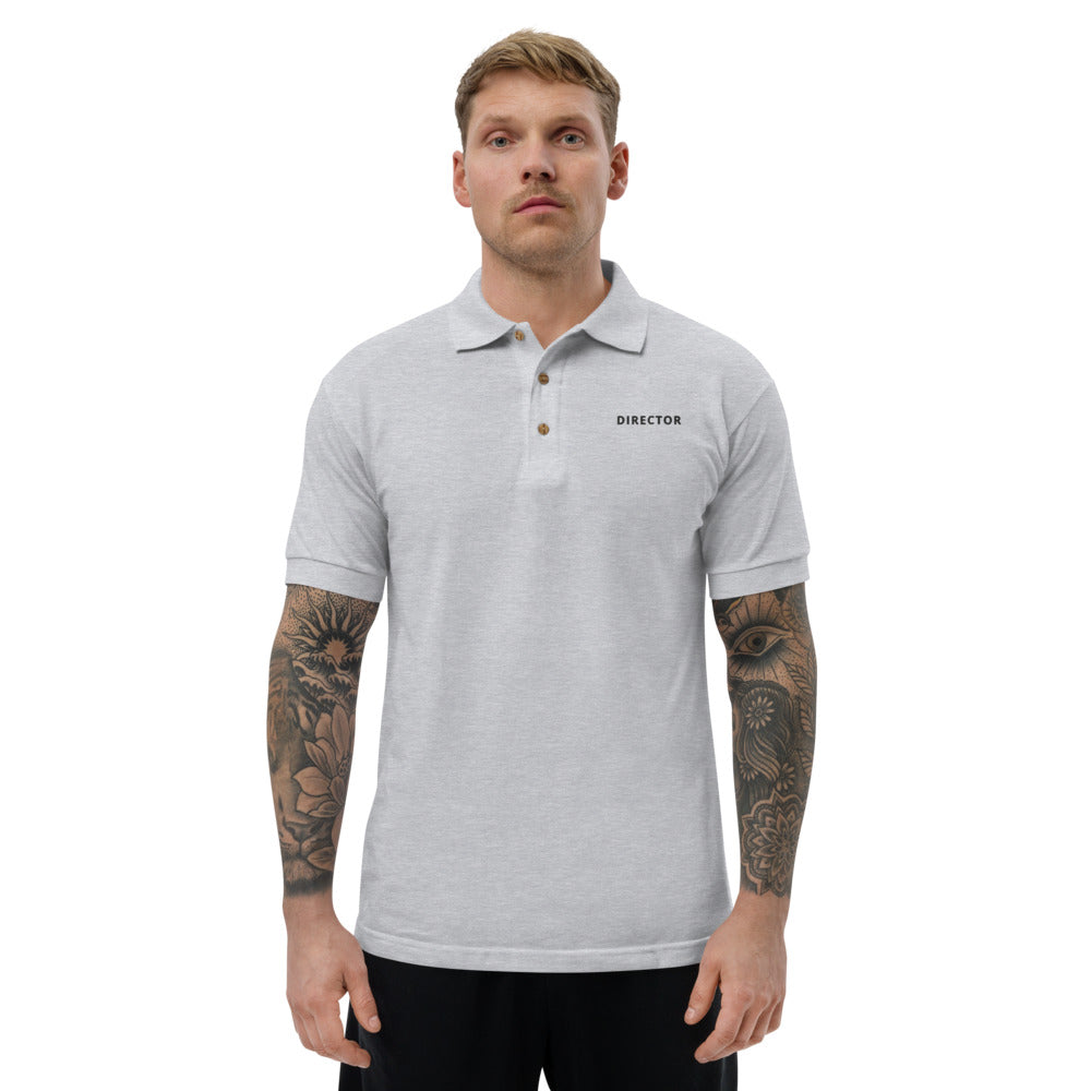 Director Embroidered Polo Shirt