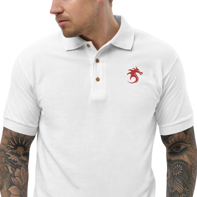 Dragon Embroidered Polo Shirt