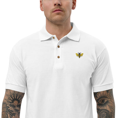 Bee Embroidered Polo Shirt