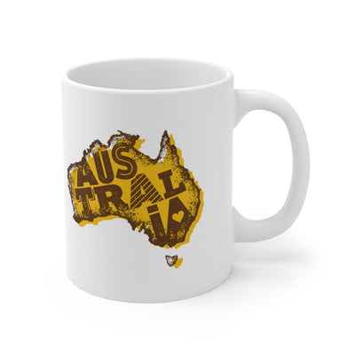 Australia 11oz White Mug