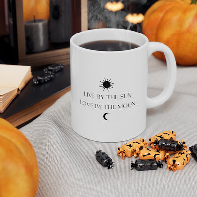 Live By The Sun Love By The Moon 11oz White Mug