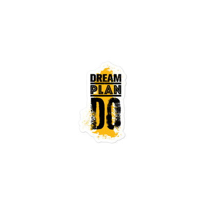 Dream Plan Do Bubble-Free Stickers