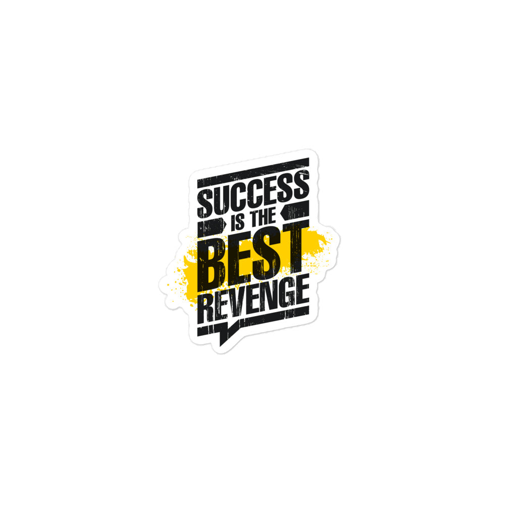Success Is the Best Revenge Bubble-Free Stickers