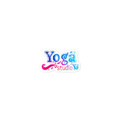 Yoga Studio Bubble-free Stickers