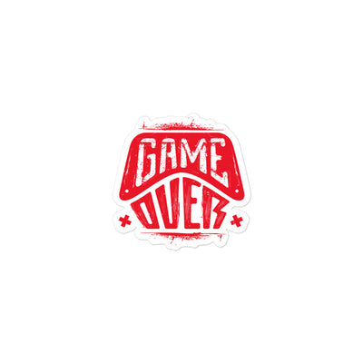 Game Over Bubble-free Stickers