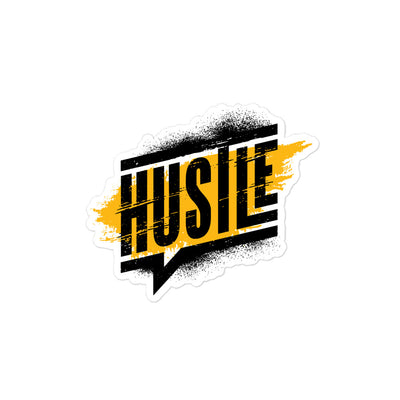 Hustle Bubble-free Stickers