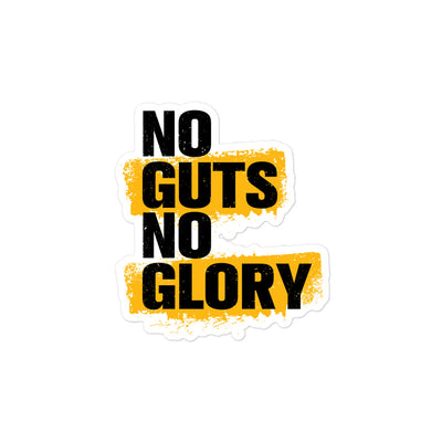 No Guts No Glory Bubble-free Stickers