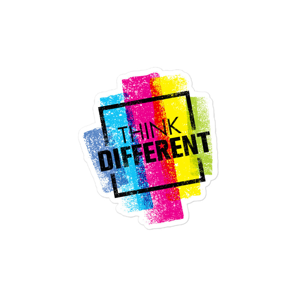Think Different Bubble-Free Stickers