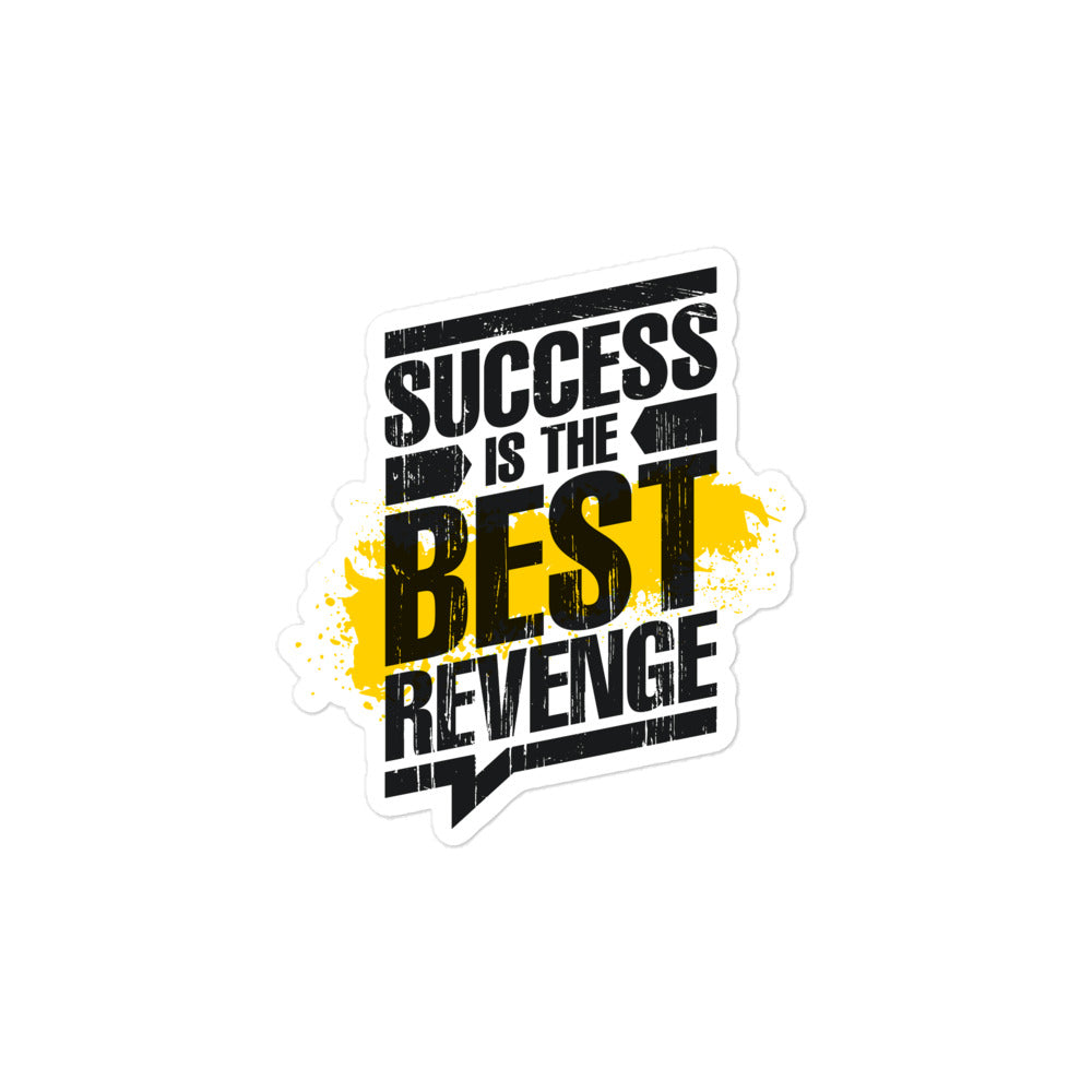 Success Is the Best Revenge Bubble-Free Stickers
