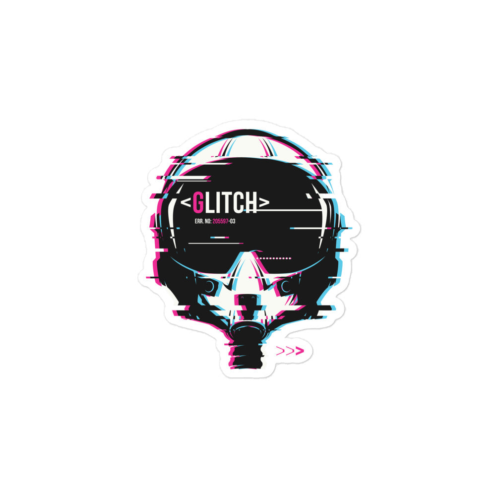 Glitched Reality v1 Bubble-free Stickers