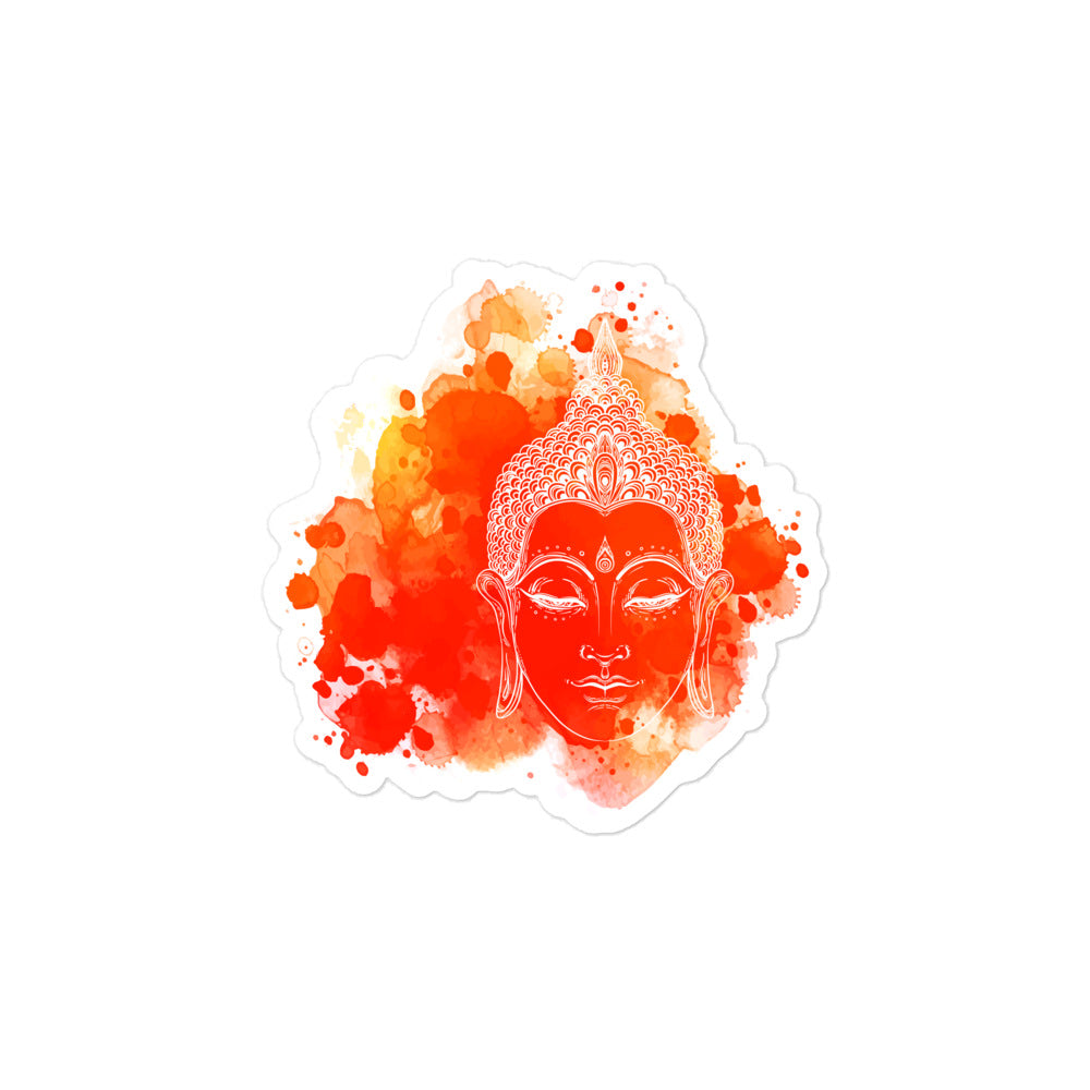 Buddha Meditation Bubble-free Stickers