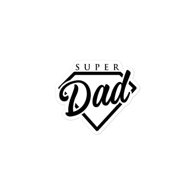 Super Dad Bubble-free Stickers