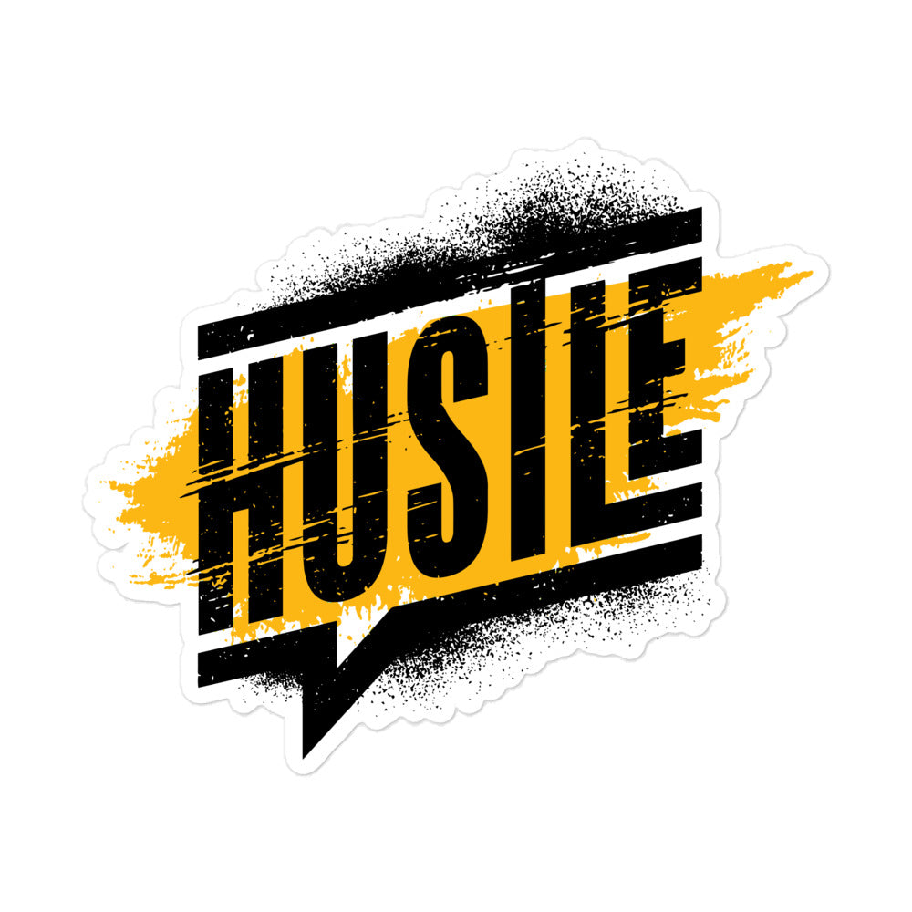 Hustle Bubble-free Stickers