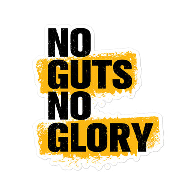 No Guts No Glory Bubble-free Stickers