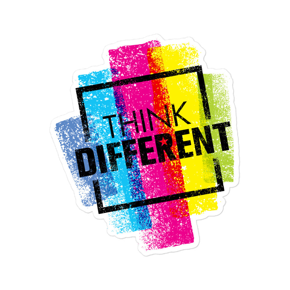 Think Different Bubble-Free Stickers