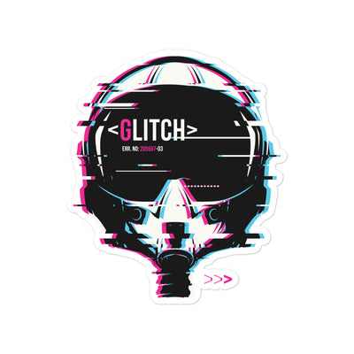 Glitched Reality v1 Bubble-free Stickers
