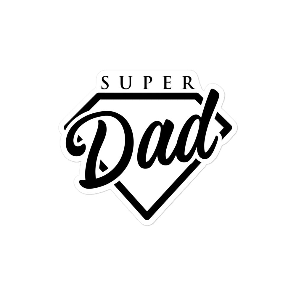 Super Dad Bubble-free Stickers