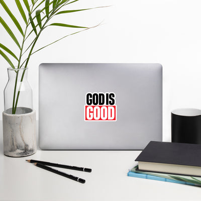God is Good Bubble-free Stickers